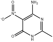 6-氨基-2-甲基-5-硝基-4(1H)-嘧啶酮 结构式