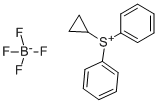环丙基二苯基锍四氟硼酸盐 结构式