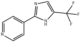 2-(4-吡啶基)-4-三氟甲基咪唑 结构式