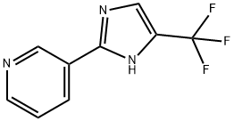 3-(4-三氟甲基-1H-咪唑-2-基)吡啶 结构式