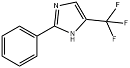 2-苯基-4-三氟甲基咪唑 结构式