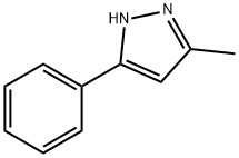3-甲基-5-苯基-1H-吡唑 结构式