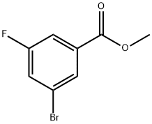 3-溴-5-氟苯甲酸甲酯 结构式