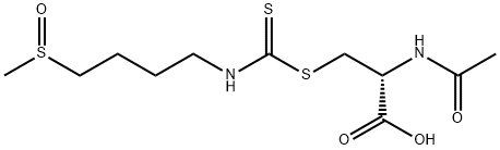 D,L-SULFORAPHANE N-ACETYL-L-CYSTEINE 结构式