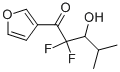 1-Pentanone, 2,2-difluoro-1-(3-furanyl)-3-hydroxy-4-methyl- (9CI) 结构式