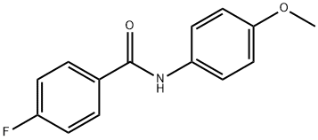 4-氟-N-(4-甲氧基苯基)苯甲酰胺 结构式
