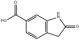 2-氧代吲哚啉-6-羧酸 结构式