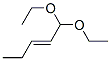 1,1-Diethoxy-2-pentene 结构式