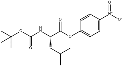 BOC-L-亮氨酸对硝基苯酯 结构式
