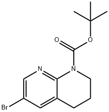 tert-Butyl6-bromo-3,4-dihydro-1,8-naphthyridine-1(2H)-carboxylate