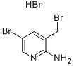 5-溴-3-(溴甲基)吡啶-2-胺溴化氢 结构式