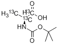 L-ALANINE-13C3, N-T-BOC DERIVATIVE (99 & 结构式