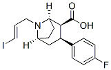 (E)-N-(1-Iodoprop-1-en-3-yl)-3-beta-(4-fluorophenyl)-nortropane-2-beta-carboxylic acid 结构式