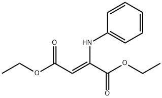 2-Anilinofumaric acid diethyl ester 结构式