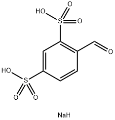 苯甲醛-2,4-二磺酸钠 结构式