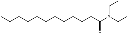 N,N-二乙基十二酰胺 结构式