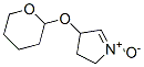 2H-Pyrrole,3,4-dihydro-4-[(tetrahydro-2H-pyran-2-yl)oxy]-,1-oxide(9CI) 结构式