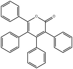 3,4,5,6-Tetraphenyl-2H-pyran-2-one 结构式