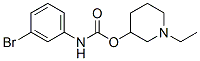 m-Bromocarbanilic acid 1-ethyl-3-piperidinyl ester 结构式