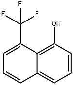 8-(TRIFLUOROMETHYL)-1-NAPHTHOL 结构式