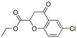 ethyl 6-chlorochroman-4-one-2-carboxylate 结构式