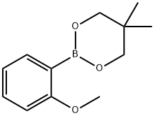 2-甲氧基苯硼酸新戊二醇酯 结构式