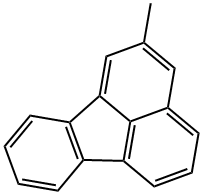 2-甲基荧蒽 结构式
