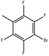 4-溴-2,3,5,6-四氟甲苯 结构式