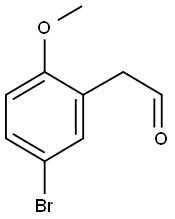 2-(5-bromo-2-methoxyphenyl)acetaldehyde 结构式