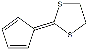 2-(2,4-环戊二烯-1-乙烯)-1,3-二噻茂烷 结构式