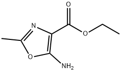 5-氨基-2-甲基恶唑-4-甲酸乙酯 结构式