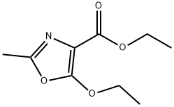 5-乙氧基-2-甲基噁唑-4-甲酸乙酯 结构式