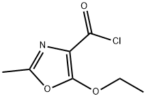 5-ETHOXY-2-METHYLOXAZOLE-4-CARBONYL CHLORIDE 结构式