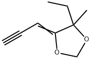 1,3-Dioxolane,  4-ethyl-4-methyl-5-(2-propynylidene)-  (7CI,8CI) 结构式