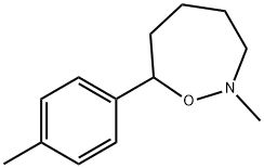 2,3,4,5,6,7-Hexahydro-2-methyl-7-(4-methylphenyl)-1,2-oxazepine 结构式