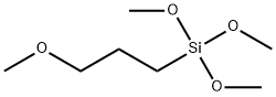 三甲氧基(3-甲氧基丙基)硅烷 结构式