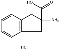 2-氨基茚-2-羧酸盐酸盐 结构式
