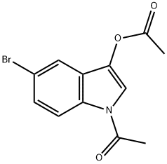 5-溴吲哚酚二醋酸盐 结构式