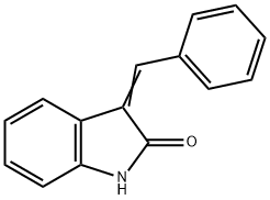 3-亚苄基吲哚啉-2-酮 结构式