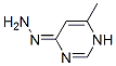 4(1H)-Pyrimidinone, 6-methyl-, hydrazone (9CI) 结构式