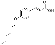 p-(hexyloxy)cinnamic acid 结构式