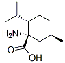 Cyclohexanecarboxylic acid, 1-amino-5-methyl-2-(1-methylethyl)-, (1S,2S,5R)- 结构式