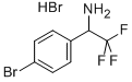 1-(4-溴苯基)-2,2,2-三氟乙胺氢溴酸 结构式