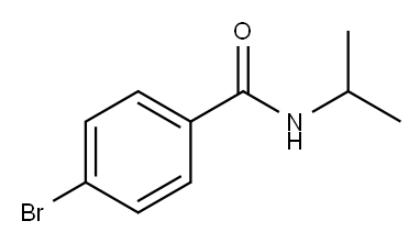 N-异丙基-4-溴苯甲酰胺 结构式