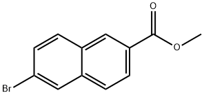 6-溴-2-萘甲酸甲酯 结构式