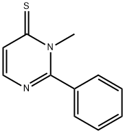 4(3H)-Pyrimidinethione,  3-methyl-2-phenyl- 结构式