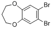 7,8-DIBROMO-3,4-DIHYDRO-2H-BENZO[B][1,4]DIOXEPINE 结构式