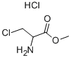 DL-3-氯丝氨酸甲酯盐酸盐 结构式