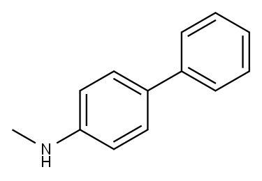 N-甲基-[1,1'-联苯]-4-胺 结构式