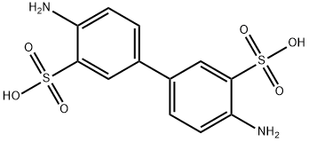 4,4'-二氨基-3,3'-联苯二磺酸 结构式
